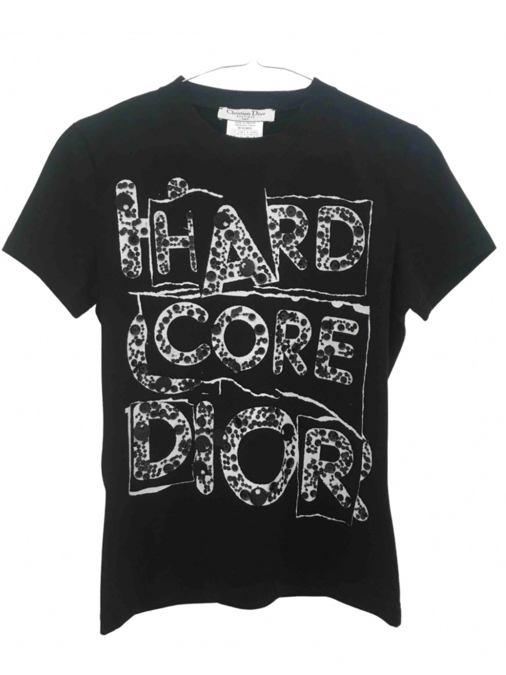 Vintage Dior Black 'Hard Core Dior' Graphic Tee